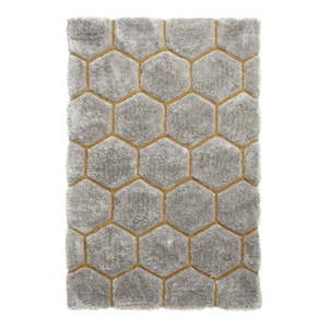 Sivý koberec Think Rugs Noble House, 120 × 170 cm vyobraziť
