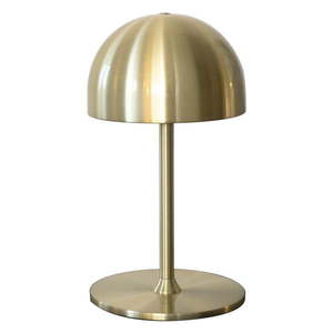 Mosadzná LED stolová lampa na diaľkové ovládanie s kovovým tienidlom (výška 22 cm) Tim – Sirius vyobraziť