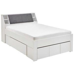 Carryhome POSTEĽ S ÚLOŽNÝM PRIESTOROM, 140/200 cm biela vyobraziť