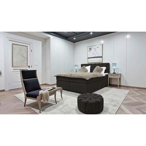 Livetastic AMERICKÁ POSTEĽ, 140/200 cm, čierna vyobraziť