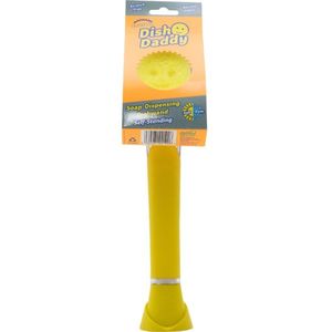 Scrub Daddy Dish Daddy hubka na umývanie riadu, s rukoväťou a dávkovačom saponátu vyobraziť