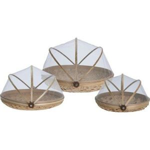 Súprava 3 servírovacích podnosov s krytom Bamboo vyobraziť