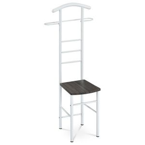Nemý sluha 81870 WT biely lak/čierny dub, 119 cm vyobraziť