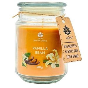 Arome Candle 510 g, v skle, Vanilkové zrnko vyobraziť