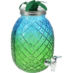 EH Nápojový dávkovač sklenený 4, 5 l, zelená vyobraziť
