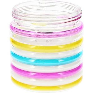 Repelentná sviečka Citronella Stripes, 780 g, 11 v 12 cm, ružová vyobraziť