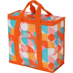 Chladiaca taška Retro kocka 16 l, oranžová vyobraziť