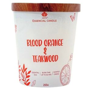 Sviečka Arome v skle s kovovým viečkom 255g Bloodorange & Teakwood vyobraziť