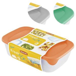 CURVER Sada dóz Fresh & Go 0.5l + 1l + 2l |mix farieb vyobraziť
