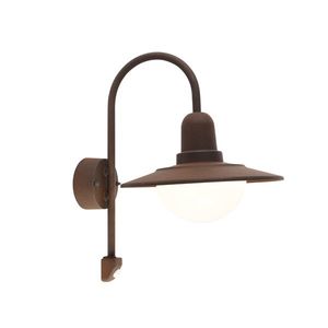 Vintage vonkajšia nástenná lampa hnedá IP44 s detektorom pohybu - Herman vyobraziť