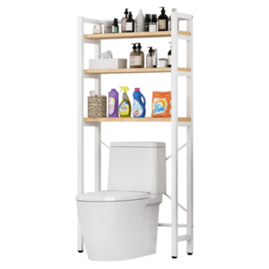 KONDELA Regál nad WC, dub natural/biela, BALRAM vyobraziť