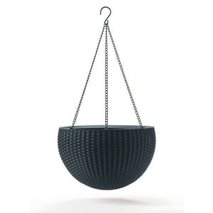Keter Hanging SPHERE 41430 Záhradný kvetináč - antracit vyobraziť