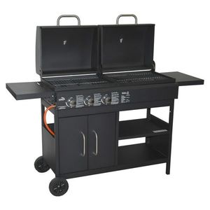 CATTARA Gril 2in1 plyn/drevené uhlie, 159 x 102 x 49 cm vyobraziť