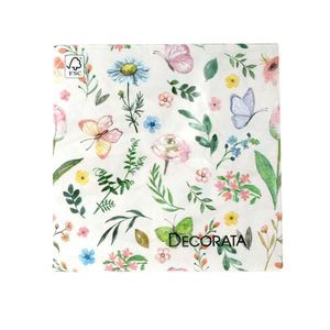 PROCOS UBROUSKY 3VRSTVÉ JARNÍ KVĚTY+MOTÝLI 33X33CM vyobraziť