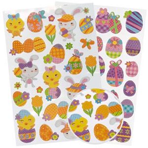 Arpex SAMOLEPKY TRBLIETKY, VEĽKONOČNÉ VZORY 20X20 CM vyobraziť
