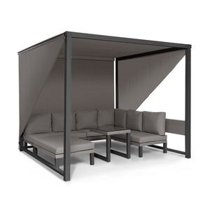 Blumfeldt Havana & Lounge-Set, pergola & lounge-set, 270 x 230 x 270 cm, 4 dvojsedadlá, sivá vyobraziť