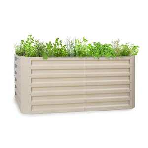 Blumfeldt Blum High Grow Straight, vyvýšený záhon, 120x60x60cm, 432l, oceľ vyobraziť