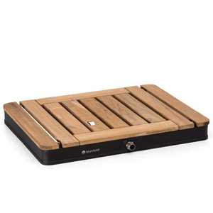 Blumfeldt Sumatra Teak Square, záhradná sprcha, hliník, tíkové drevo, rukoväť vyobraziť