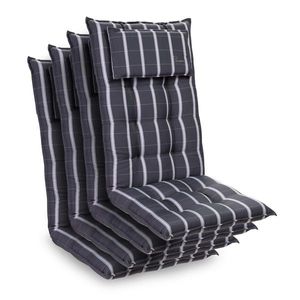 Blumfeldt Sylt, poduška s vysokou zadnou časťou, na vyššie polohovacie kreslo, vankúš, polyester, 50 x 120 x 9 cm, 4 x poduška vyobraziť