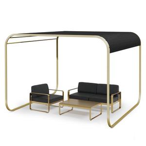 Blumfeldt Orleans, pergola, 300 x 220 x 300 cm, posuvná strecha, ochrana pred UV žiarením 50+, ľahký vyobraziť