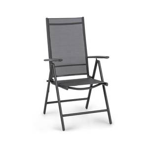 Blumfeldt London Lite, skladacia stolička, 56, 5 x 107 x 68 cm, ComfortMesh, hliník vyobraziť