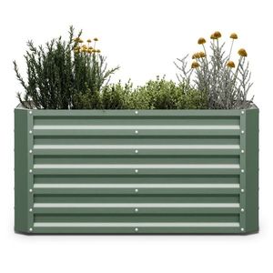 Blumfeldt High Grow Straight, vyvýšený záhon, 120 x 60 x 60 cm, z vlnitého oceľového plechu, jednoduchá montáž, odolný voči hrdzi a mrazu vyobraziť