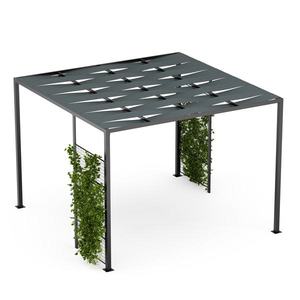Blumfeldt Shade Cove GreenWall, pergola, 3 x 3 m, bočné steny, práškovo lakovaná farba, odolná voči poveternostným vplyvom vyobraziť