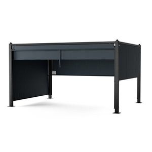 Blumfeldt Pantheon Cortina pergola 3x4 m, odolná voči poveternostným vplyvom, hliník, prášková farba, rolety vyobraziť
