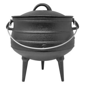 Klarstein Beefalo, liatinový hrniec, potjie, nožičky, veľkosť M, liatina, okrúhly, pokrievka, 6 l vyobraziť