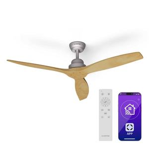 Klarstein Santa Elena Smart 52", Ø 132 cm stropný ventilátor, 9 060 m³/h, lopatky z pravého dreva, 6 nastavení rýchlosti, diaľkové ovládanie vyobraziť