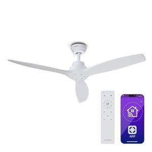 Klarstein Santa Elena Smart 52" stropný ventilátor, 9 060 m³/h, 6 stupňov rýchlosti, diaľkové ovládanie, Smart vyobraziť