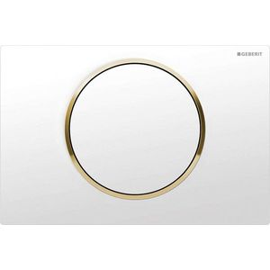 GEBERIT - Sigma10 Ovládacie tlačidlo splachovania, biela/pozlátená 115.758.KK.5 vyobraziť