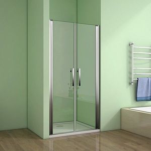 H K - Sprchové dvere MELODY D2 75 dvojkrídlové 71-75 x 195, číre sklo SE- MELODYD275 vyobraziť
