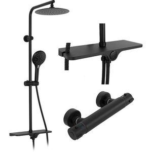 REA REA - Sprchový set s batériou 150mm Mike čierna REA-P0550 vyobraziť