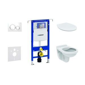GEBERIT - Duofix Set predstenovej inštalácie, klozet Alpha s doskou, tlačidlo Sigma20, biela/chróm 111.355.00.5 ND4 vyobraziť