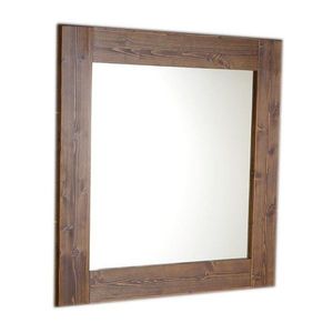 SAPHO - BRAND zrkadlo v drevenom ráme 60x80cm, morený smrek BA058S vyobraziť