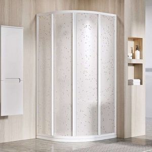 RAVAK - Supernova Štvrťkruhový sprchový kút štvordielny SKCP4-90, 88-90 cm, biela/Pearl 3117O10211 vyobraziť