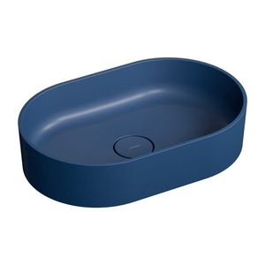 OMNIRES - OVO M+ umývadlo na dosku, 55 x 36 cm midnight blue /MB/ (OVOUNMB) 2. akosť vyobraziť