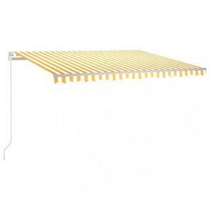 Ručne zaťahovací markíza 450x350 cm Dekorhome vyobraziť