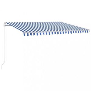 Ručne zaťahovací markíza 450x350 cm Dekorhome vyobraziť