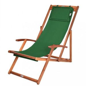 Skladacie plážové lehátko D0487 akácie Dekorhome vyobraziť