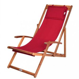 Skladacie plážové lehátko D0484 akácia Dekorhome vyobraziť