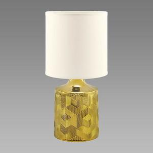 Stolná lampa Linda E14 zlatá/biela03786 vyobraziť