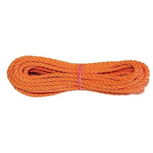 Lano PP, krútené, oranžové 6 mm, kotúč vyobraziť