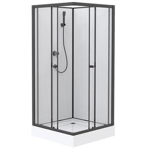 Sprchový box štvorcový Elize 80x80x200 čierny vyobraziť
