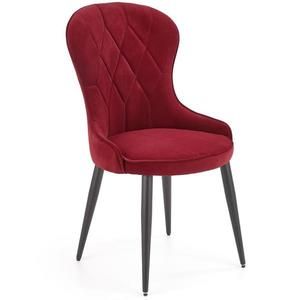 Stolička K366 Velvet/Kov Bordó vyobraziť