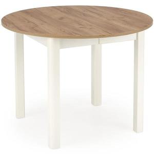 Stôl Ringo 102x142 doska/mdf – dub craft/biela vyobraziť