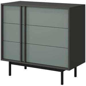Komoda 90 Alsy 8 Aloe/Antracit vyobraziť