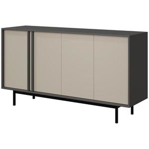Komoda 160 Alsy 6 Svetlobéžová/Antracit vyobraziť