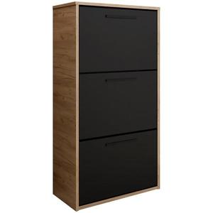 Skrinka na topánky Asper Stojaci Fr. čierna/Craft vyobraziť